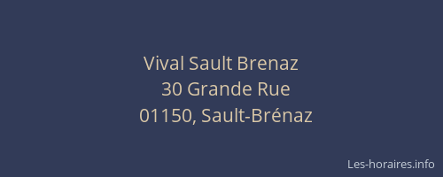 Vival Sault Brenaz