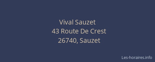 Vival Sauzet