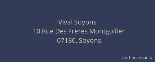 Vival Soyons