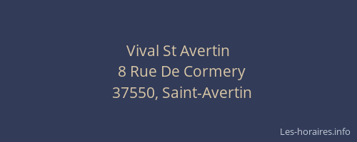 Vival St Avertin