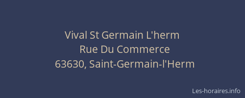 Vival St Germain L'herm