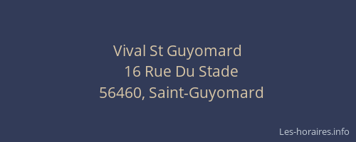 Vival St Guyomard