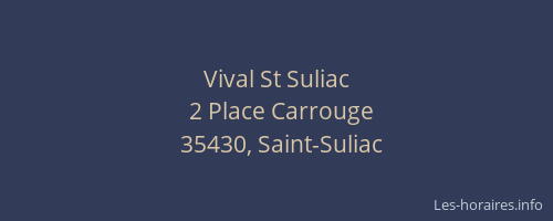 Vival St Suliac