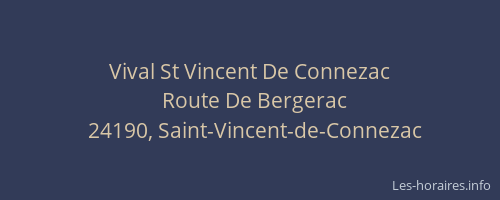 Vival St Vincent De Connezac