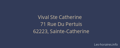 Vival Ste Catherine