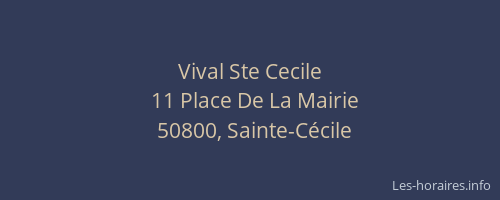 Vival Ste Cecile