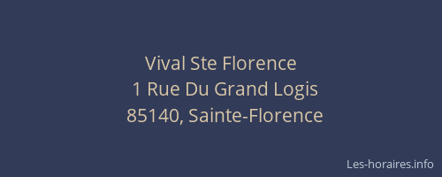 Vival Ste Florence