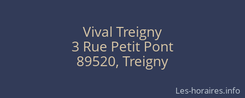 Vival Treigny
