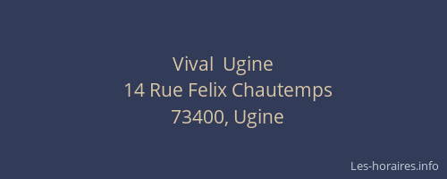 Vival  Ugine