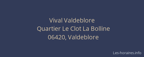 Vival Valdeblore