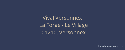 Vival Versonnex