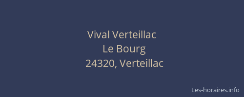Vival Verteillac
