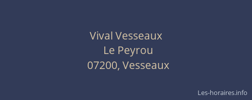 Vival Vesseaux