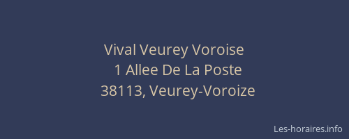 Vival Veurey Voroise