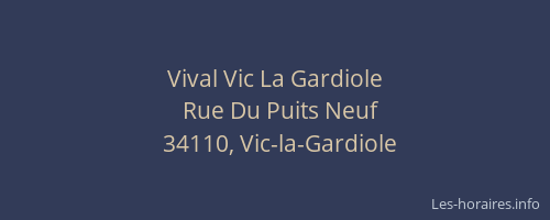 Vival Vic La Gardiole