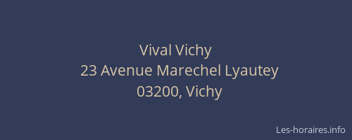 Vival Vichy