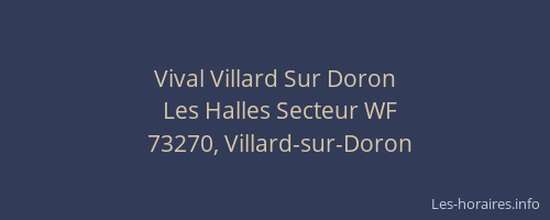 Vival Villard Sur Doron