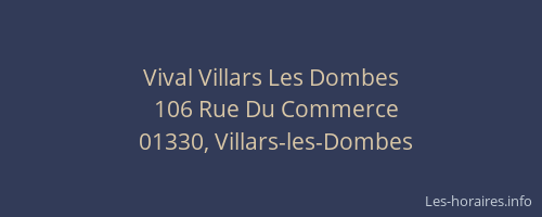 Vival Villars Les Dombes