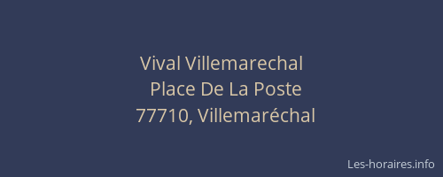 Vival Villemarechal