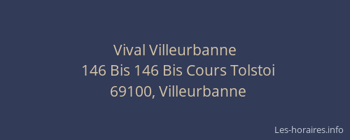 Vival Villeurbanne