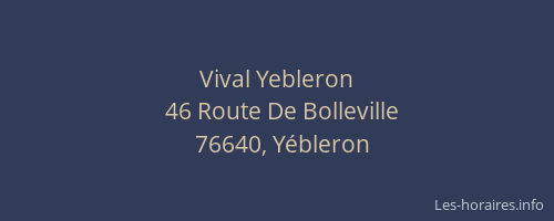 Vival Yebleron