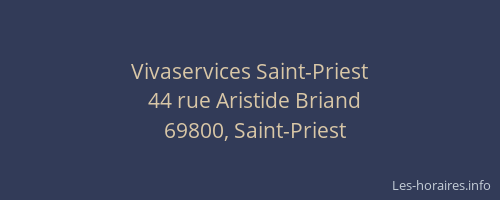 Vivaservices Saint-Priest