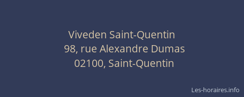 Viveden Saint-Quentin
