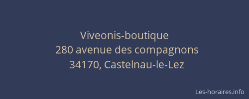 Viveonis-boutique