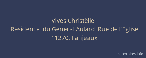 Vives Christèlle