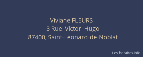 Viviane FLEURS