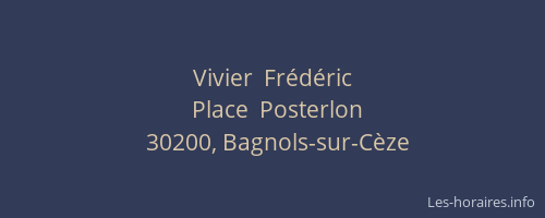 Vivier  Frédéric