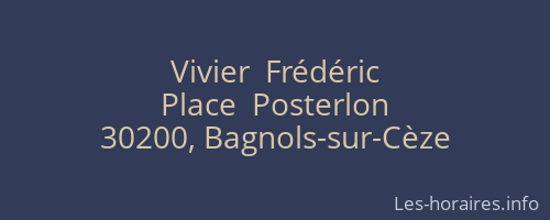 Vivier  Frédéric