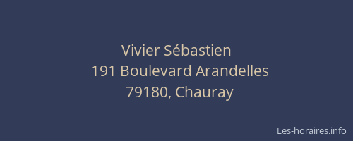 Vivier S&eacute;bastien