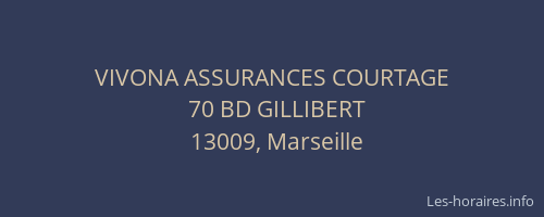 VIVONA ASSURANCES COURTAGE