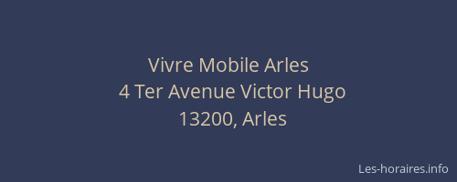 Vivre Mobile Arles