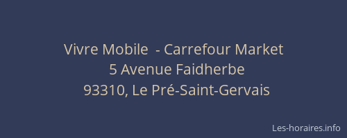 Vivre Mobile  - Carrefour Market