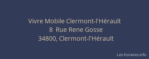 Vivre Mobile Clermont-l'Hérault