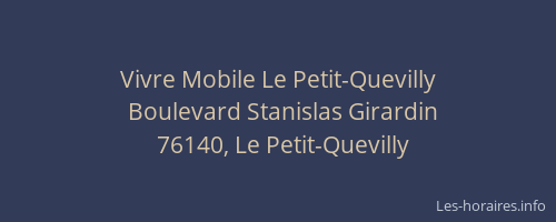 Vivre Mobile Le Petit-Quevilly
