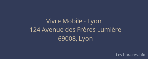 Vivre Mobile - Lyon