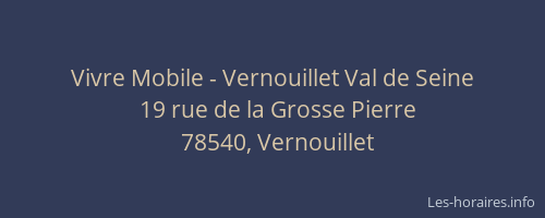 Vivre Mobile - Vernouillet Val de Seine