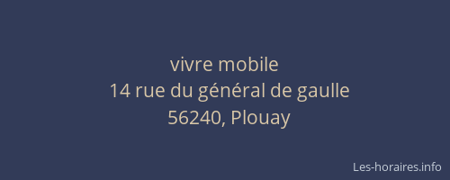 vivre mobile
