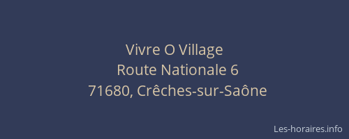 Vivre O Village