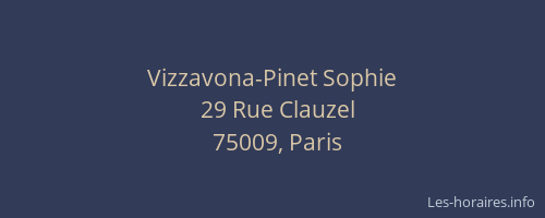 Vizzavona-Pinet Sophie