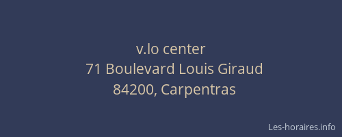 v.lo center