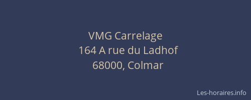 VMG Carrelage