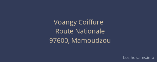 Voangy Coiffure
