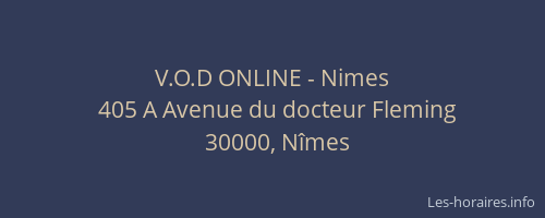 V.O.D ONLINE - Nimes