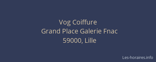 Vog Coiffure