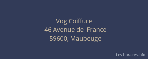 Vog Coiffure