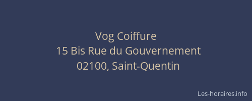 Vog Coiffure